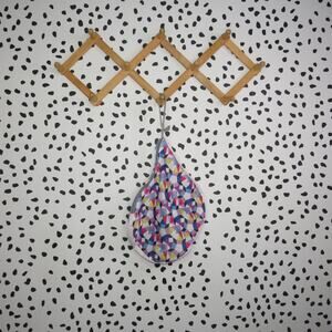 Bumgenius Colorful Geometric Alicia Print Teardrop Reusable Travel Wet Bag